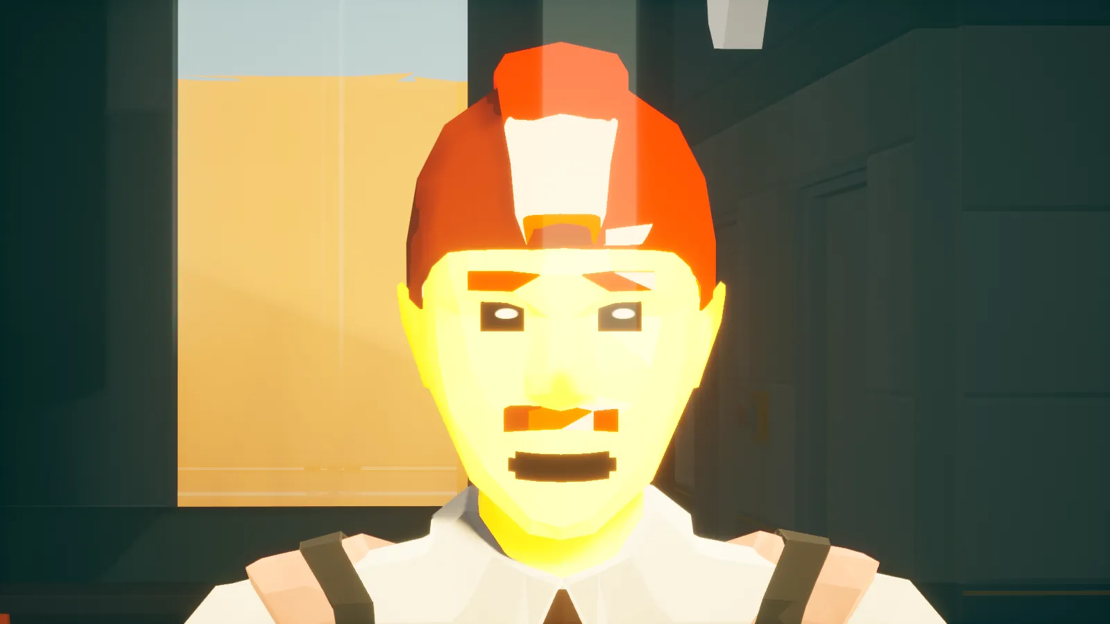 New player character model front view