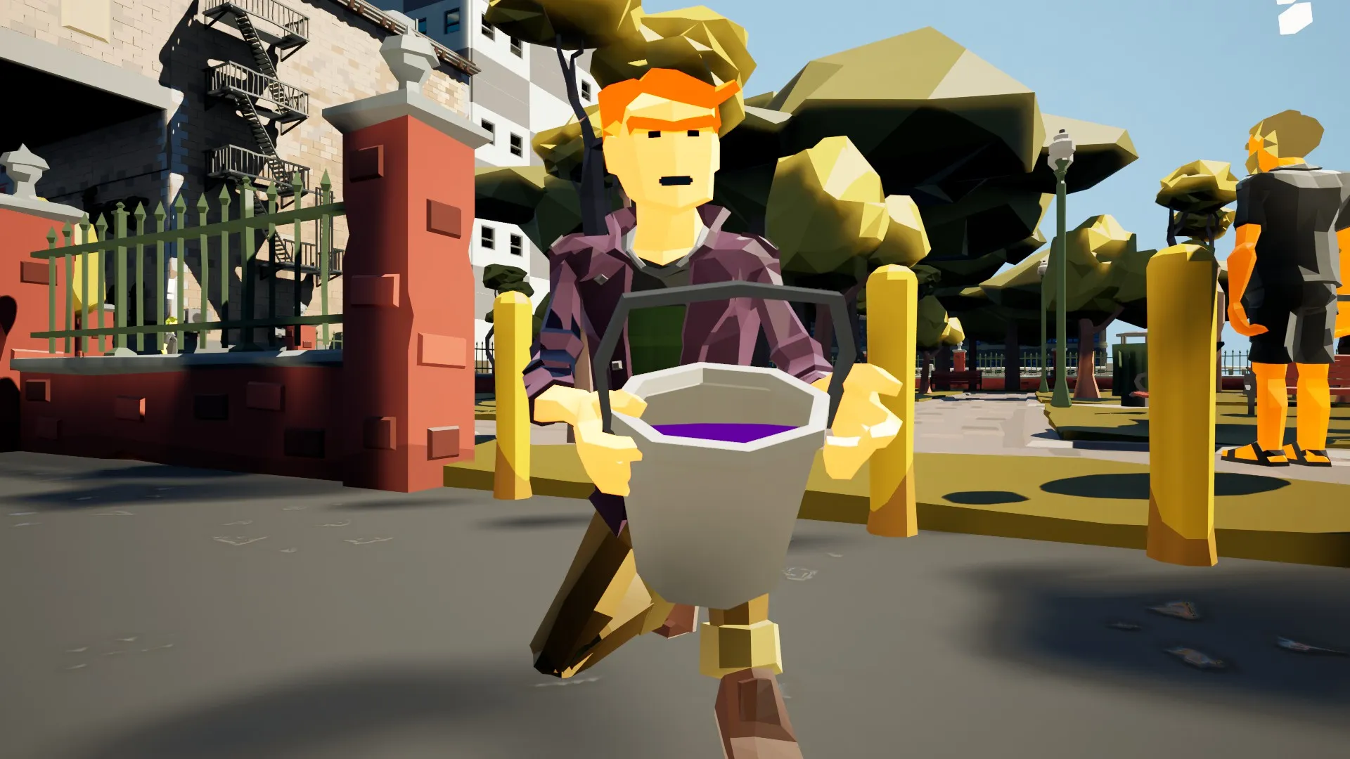 Crouching player demonstrating the new crouch mechanic